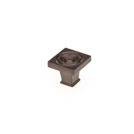 Richelieu 1 3/16 in (30 mm) x 1 3/16 in (30 mm) Honey Bronze Transitional Cabinet Knob BP88223030HBRZ