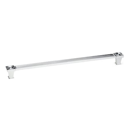 Richelieu 12-5/8 in. (320 mm) Center-to-Center Chrome Transitional Drawer Pull BP8822320140