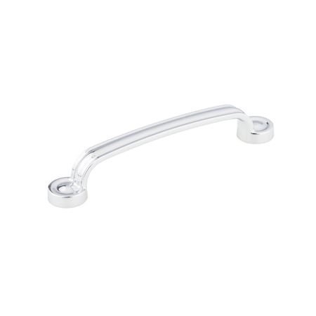 Richelieu 5 1/16 in (128 mm) Center-to-Center Chrome Traditional Cabinet Pull BP8855128140