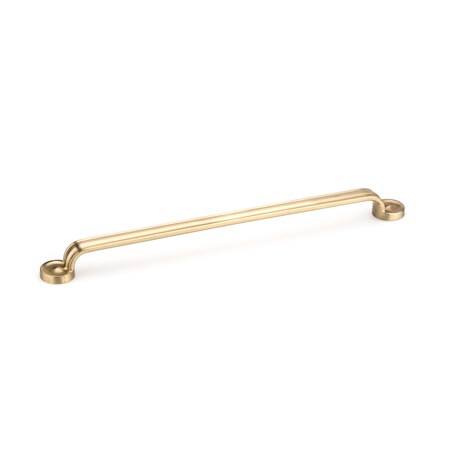 Richelieu 12 5/8 in (320 mm) Center-to-Center Satin Brass Traditional Cabinet Pull BP8855320160