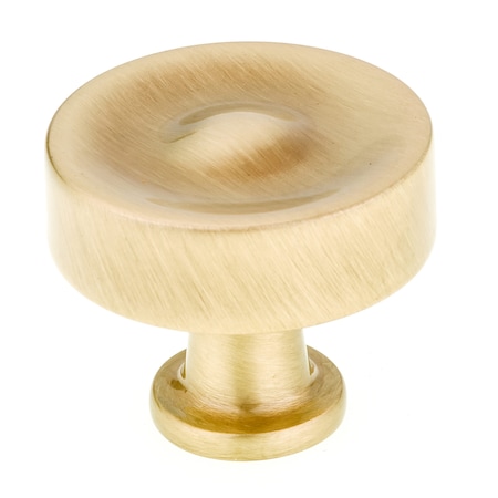 Richelieu 1 3/8 in (35 mm) Satin Brass Traditional Cabinet Knob BP885535160