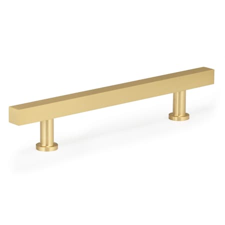 Richelieu 5 1/16-inch (128 mm) Center to Center Royal Gold Contemporary Cabinet Pull BP8864128162