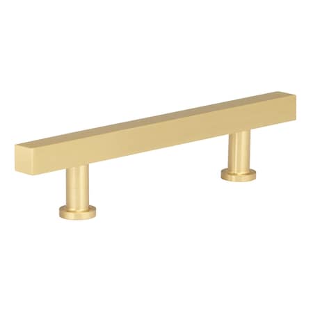 Richelieu 3 3/4-inch (96 mm) Center to Center Royal Gold Contemporary Cabinet Pull BP886496162