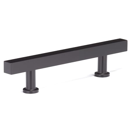 Richelieu 3 3/4-inch (96 mm) Center to Center Matte Black Contemporary Cabinet Pull BP886496900