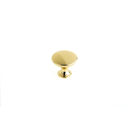 Richelieu 31/32 in (25 mm) Satin Gold Contemporary Cabinet Knob BP904125160