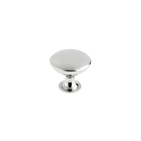 Richelieu 1 9/16 in (40 mm) Chrome Contemporary Cabinet Knob BP904140140
