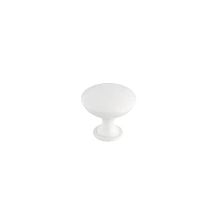Richelieu 1 9/16 in (40 mm) White Contemporary Cabinet Knob BP90414030