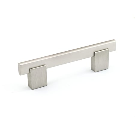 Richelieu 3 3/4 in (96 mm) Center-to-Center Brushed Nickel Contemporary Drawer Pull BP905096195