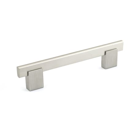 Richelieu 5 1/16 in (128 mm) Center-to-Center Brushed Nickel Contemporary Drawer Pull BP905128195