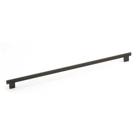 Richelieu 18-7/8 in. (480 mm) Center-to-Center Matte Black Contemporary Drawer Pull BP905480900