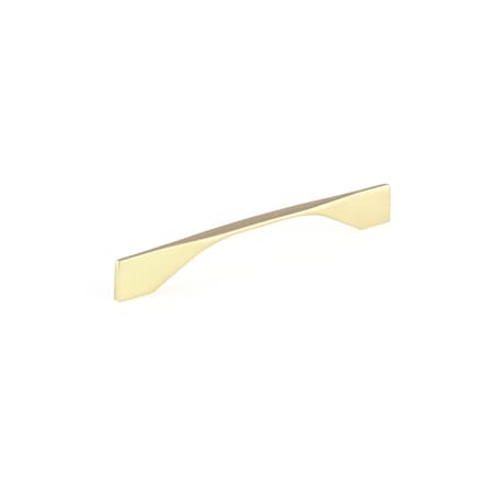Richelieu 6 5/16 in to 7 9/16 in (160 mm to 192 mm) Brushed Gold Contemporary Drawer Pull BP9253192165