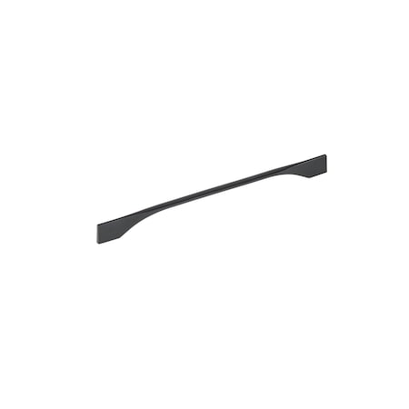 Richelieu 11 3/8 in to 12 5/8 in (288 mm to 320 mm) Matte Black Contemporary Drawer Pull BP9253320900