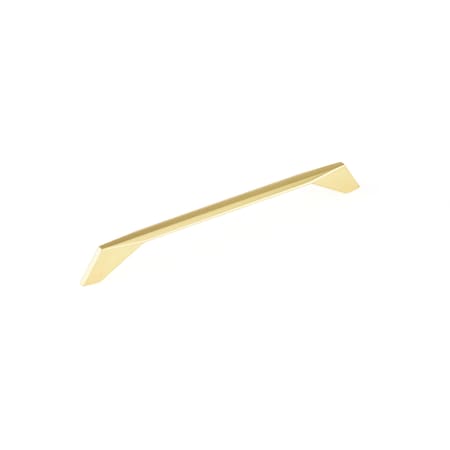 Richelieu 8 13/16 in (224 mm) Center-to-Center Brushed Gold Contemporary Drawer Pull BP9256224165