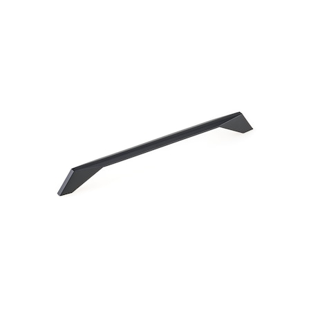 Richelieu 8 13/16 in (224 mm) Center-to-Center Matte Black Contemporary Drawer Pull BP9256224900