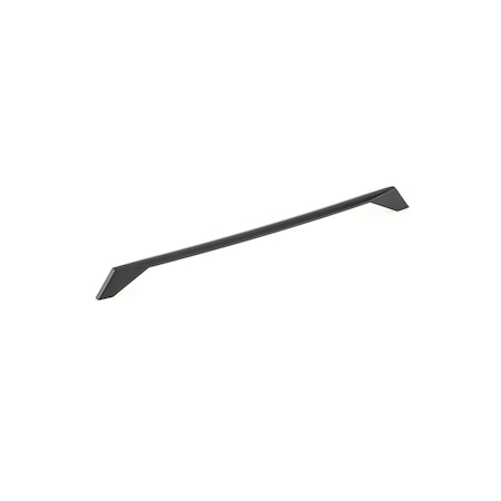 Richelieu 12 5/8 in (320 mm) Center-to-Center Matte Black Contemporary Drawer Pull BP9256320900