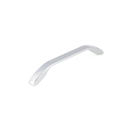Richelieu 6 5/16 in (160 mm) Center-to-Center Chrome Contemporary Drawer Pull BP9455160140