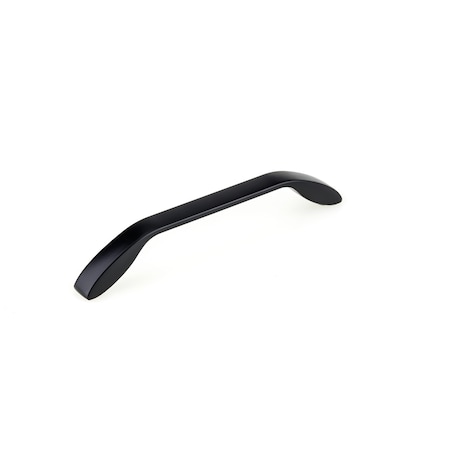 Richelieu 6 5/16 in (160 mm) Center-to-Center Matte Black Contemporary Drawer Pull BP9455160900