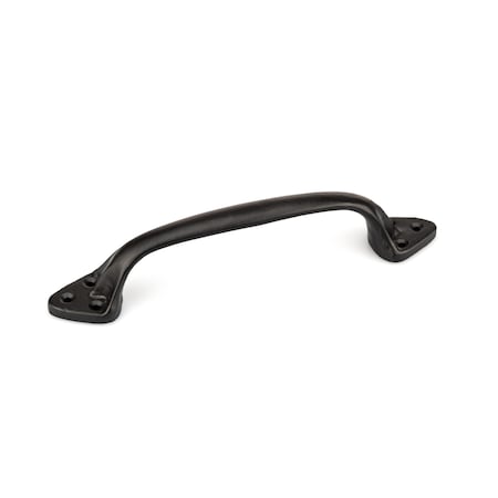 Richelieu 8 1/16 in (205 mm) Center-to-Center Matte Black Traditional Forged Iron Cabinet Pull Sheffield BP9465205900
