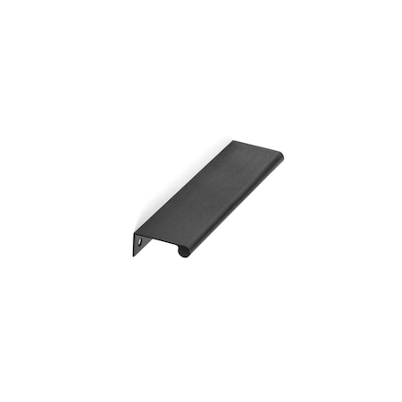 Richelieu 7 9/16-inch (192 mm) Center to Center Brushed Black Contemporary Edge Pull BP9696192990