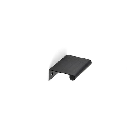Richelieu 2-inch (50 mm) Center to Center Brushed Black Contemporary Edge Pull BP969650990