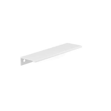Richelieu 5-1/16 in. (128 mm) Center-to-Center White Contemporary Edge Pull BP989812830