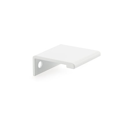 Richelieu 1 in (25 mm) Center-to-Center White Contemporary Drawer Edge Pull BP98982530