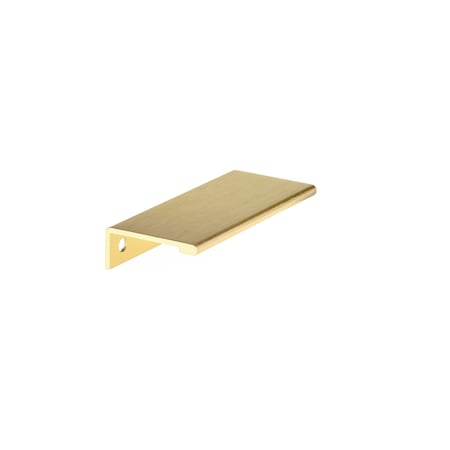 Richelieu 3-1/8 in. (80 mm) Center-to-Center Satin Gold Contemporary Edge Pull BP989880166