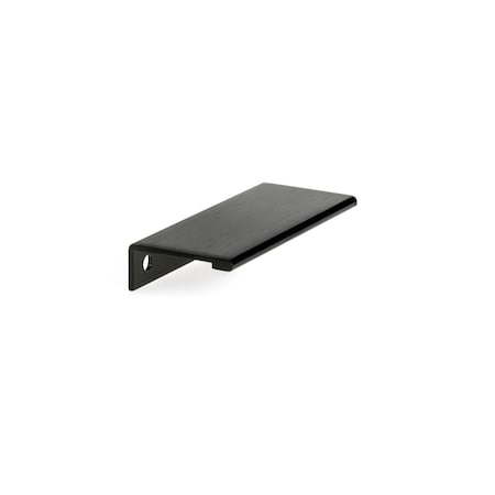Richelieu 3-1/8 in. (80 mm) Center-to-Center Brushed Black Contemporary Edge Pull BP989880990