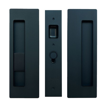 Richelieu CL400 Cavity Sliders Magnetic Pocket Door Handle, Privacy, Oil-Rubbed Bronze CL400B0432