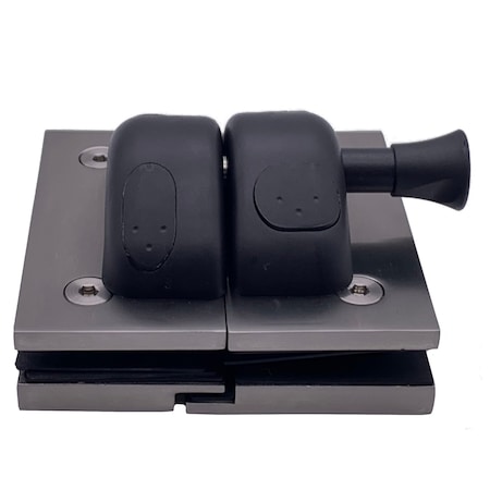 Richelieu 180 Degree Glass-to-Glass Magnetic Pool Gate Latch, Stainless Steel PGLGG180170