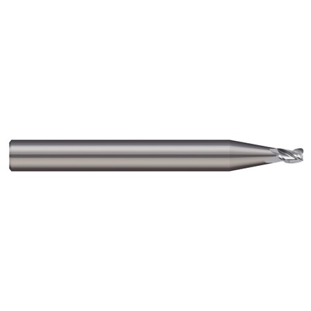 3//32 Milling Dia GEC-093-3-010 GEC Uncoated Number of Flutes: 3 Micro 100 Corner Radius End Mill 3//8 Length of Cut