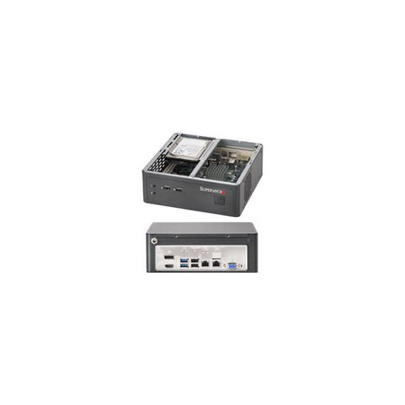 Supermicro SuperChassis No Power Supply Mini-ITX Server Chassis (Black ...