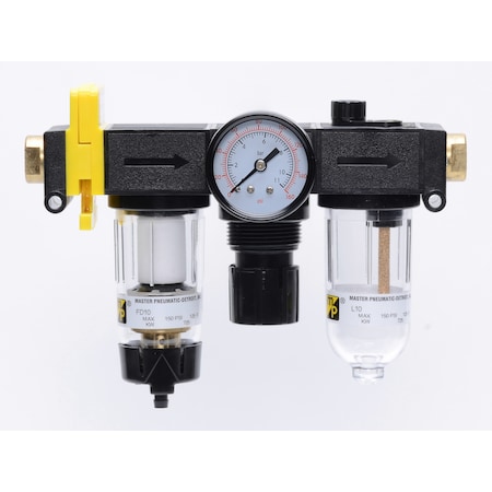 Master Pneumatic FIL-REG-LUB ASSEMBLY BFRL10-M10 | Zoro