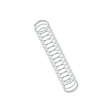Zoro Approved Supplier Compression Spring, O= .156, L= 1.00, W= .014 ...