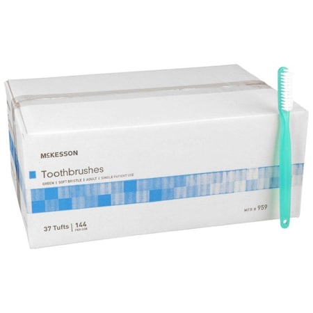 Soft Bristle Straight Toothbrush, 144PK