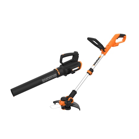 Worx, WG929, Cordless Trimmer and Blower Kit