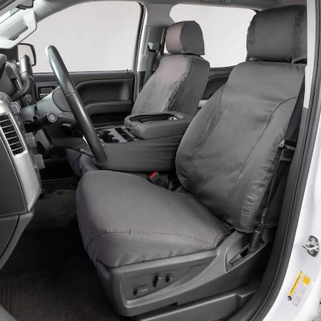 POLYCOTTON SEATSAVER CUSTOM SECOND ROW SEAT COVERS - GREY