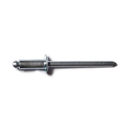 Midwest Fastener Blind Rivet, Dome Head, 5/32 in Dia., 1/4 in L, Steel ...