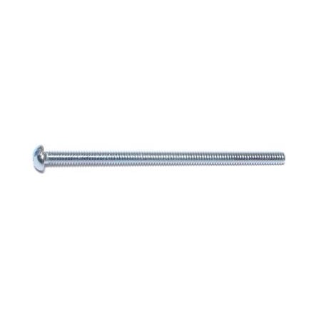 Midwest Fastener #8-32 x 3 in Slotted Round Machine Screw, Zinc Plated ...
