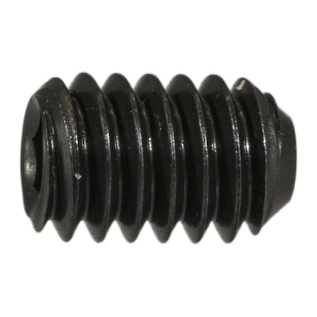 Prime-Line #8-32 X 3/8 Inch Socket Set Screws, Cup Point Black Oxide Steel, 25 Pack