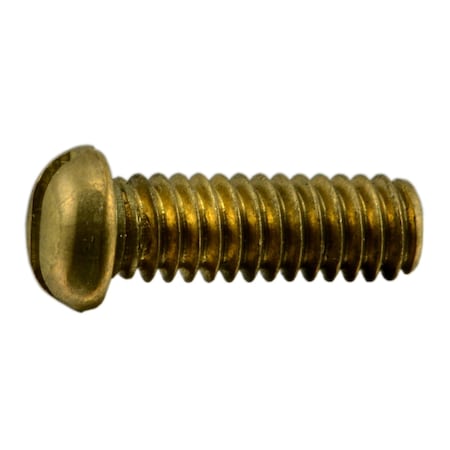 Midwest Fastener No. 8-32 x 1/2 Brass Coarse Thread Slotted Faucet ...