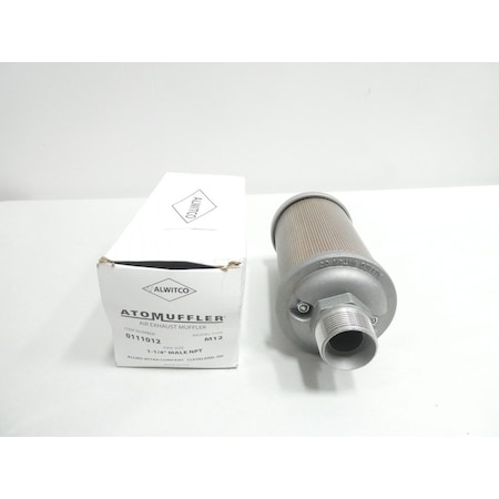 Alwitco 1-1/4IN NPT PNEUMATIC MUFFLERS AND SILENCER M12 0111012 | Zoro