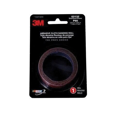 3M 3M Cloth Sanding Roll, 03132, 1 in x 1-1/2 yd, Medium 7010360490 | Zoro