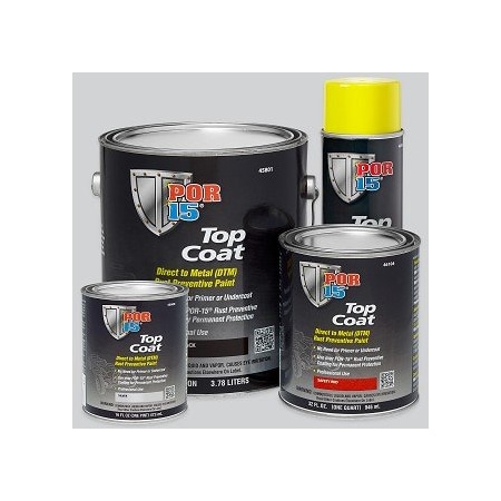 Top Coat Gloss Black - . Quart