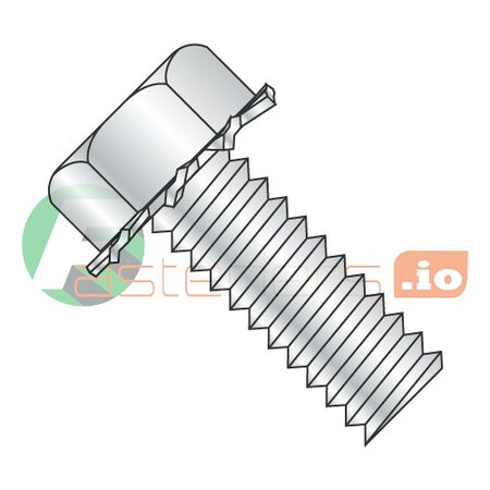 Newport Fasteners #10-24 x 3/8 in External Hex Machine Screw, Zinc ...