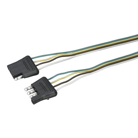 Vehicle Towing Accessory WESBAR 4-Way Flat Trailer Wiring Extension - 2 ...