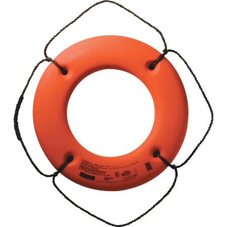 Datrex 24 Inch USCG Approved Life Ring Buoy With Reflective Tape - Marine Safety