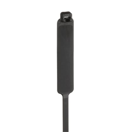 Panduit Cable Tie, 14-1/2 in L, 4 in Max Bundle Dia., Black, Nylon 6/6