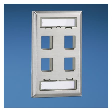 Panduit Telaio 4 Porte Nero - Per Montaggio Orizzontale, Plastica Durevole - Foto 4