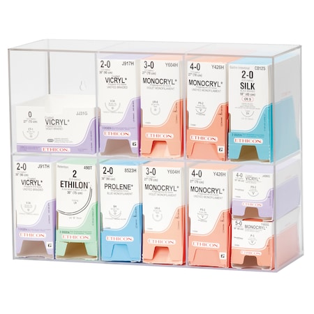 Omnimed Impact Resistant Wall Mounted Suture Rack (Double Tier) 304101 ...